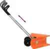 vidaXL Schneeschieber mit Teleskopgriff Orange Stahl Produktbild-Vorschau 4