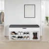 tectake® Schuhbank Natalya 104 x 30 x 49 cm Produktbild-Vorschau 8