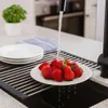 Faltbarer Topfuntersetzer aus Edelstahl – 4er Set – Produktbild-Vorschau 2