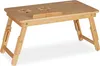 Relaxdays Laptoptisch, klappbarer Betttisch aus Bambus, Produktbild-Vorschau 10