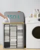 SONGMICS Koš na prádlo s víkem, 3 přihrádky, 150 l, Náhled obrázku produktu 3