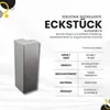 Sockelleiste Edelstahl Fußbodenleisten V2A L250cm 60mm Produktbild-Vorschau 2