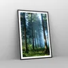 Gerahmtes Poster - Schwarzer Rahmen - Wald Dämmerung die Produktbild-Vorschau 8
