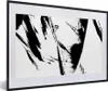MuchoWow® Gerahmtes Poster Farbe - Schwarz - Abstrakt 60x40 Produktbild-Vorschau 1