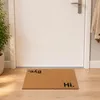 Relaxdays Fußmatte Kokos 60x40cm, Türvorleger Spruch, Produktbild-Vorschau 10