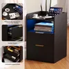 UnboxG, comodino nero, 60x40x40 cm – tavolino scandinavo Anteprima dell’immagine prodotto 10