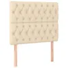 vidaXL Boxspringbett mit Matratze & LED Creme 90x200 cm Produktbild-Vorschau 13