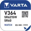VARTA Silber-Oxid Uhrenzelle V364 (SR60) 1,55 Volt Produktbild-Vorschau 5