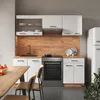 Küchenzeile Vicco R-Line Weiß Hochglanz/Goldkraft Eiche 200 Produktbild-Vorschau 4