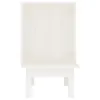 The Living Store Katzenhaus Weiß 60x36x60 cm Massivholz Produktbild-Vorschau 4