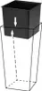 Diagram showing how to insert a black pot into a larger transparent pot. Náhled obrázku produktu
