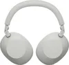 A pair of silver over-ear headphones is shown against a white background. Produktbild-Vorschau