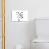 MuchoWow® - Leinwandbilder - Strichzeichnung - Gesicht - Produktbild-Vorschau 3