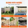 Collage of images showing different uses of bamboo fencing and related products. Voir les images du produit