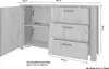 byLIVING Sideboard FARO / Artisan Eiche - Optik, Absetzung Produktbild-Vorschau 3
