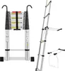 STANEW 5M Teleskopleiter Aluminium mit Leiterstabilisator, Produktbild-Vorschau 1