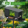 Vogelhuis met standaard, weerbestendig, metalen Productafbeelding-voorbeeld 3