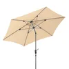 A rectangular patio umbrella is shown from below against a white background. Produktbild-Vorschau
