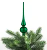 Christbaumspitze Echt Glas 26 x 6 cm Matt Glanz Produktbild-Vorschau 4