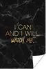 MuchoWow® Poster Zitate - Marmor - Gold - Schwarz 40x60 cm Produktbild-Vorschau 1
