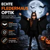 Fledermaus Kostüm Kinder 4 in 1 – Halloween Set ab 4 Jahren Produktbild-Vorschau 2