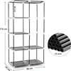 SONGMICS Kleiderschrank mit 1 Kleiderstange 6 Ablage Produktbild-Vorschau 7