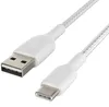 Belkin USB-C/USB-A kabel, 2 meter, wit, met omhulling. Productafbeelding-voorbeeld 2
