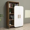Skye Decor, Form - Walnut, White, Bücherregale, Nussbaum, Produktbild-Vorschau 1