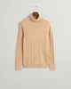Gant Cable Pullover Beige L Mann Beige L Produktbild-Vorschau 3