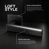Türklinke Schwarz Matt - Türgriff Set aus Aluminium - ohne Produktbild-Vorschau 7