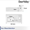 DeerValley DV-1V081L Waschbecken Wandmontierter Waschtisch, Produktbild-Vorschau 7