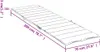 vidaXL Sonnenliegen-Auflage Weinrot 200x70x3 cm Produktbild-Vorschau 7