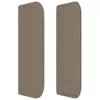 vidaXL Kopfteil mit Ohren Taupe 103x16x78/88 cm Stoff - Produktbild-Vorschau 5