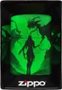 Zippo Benzin Feuerzeug Dragon Girl Glow in the Dark green Produktbild-Vorschau 4