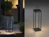 Ravello LED USB-Laterne gross schwarz, dimmbar Produktbild-Vorschau 1