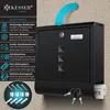 KESSER® Briefkasten Edelstahl mit Zeitungsfach inkl. 3x Produktbild-Vorschau 2