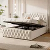 INONEFT Polsterbett 140x200cm, Boxspringbett, Bettgestell Produktbild-Vorschau 5
