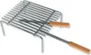 Grillrost- Edelstahl matt gebürstet- inkl. Zwei Griffe Produktbild-Vorschau 2