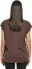 Urban Classics Ladies - Organic Extended Shirt braun - XXL Produktbild-Vorschau 3
