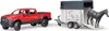 Bruder RAM 2500 Power Wagon con rimorchio per cavalli e 1 Anteprima dell’immagine prodotto 9