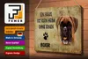 Blechschild Spruch 30x20cm Boxer Hund ohne kein Heim Produktbild-Vorschau 4