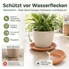 Podstawka pod doniczkę Mira terakota Ø 17cm - okrągła Podgląd zdjęcia produktu 5