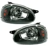 Für Opel Corsa B 3/93-9/00 + Combo B 7/94- Scheinwerfer Schwarz LINKS RECHTS in der Farbe Schwarz von AD TUNING GmbH & Co. KG Produktbild-Vorschau