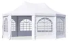 TOOLPORT Namiot Pagoda Pawilon 4x5,5 m – szybki i łatwy Podgląd zdjęcia produktu 1