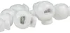 10 Kordelstopper rund 15x19mm, Durchzug 4x5,5mm, weiß Produktbild-Vorschau