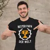Herren T-Shirt Bester Papa der Welt #1 Vatertagsgeschenk Produktbild-Vorschau 4