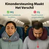 FLOWZOOM COMFY Traagschuim reisnekkussen 360°, grijs Productafbeelding-voorbeeld 3