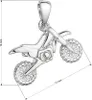 Srebrny wisiorek motocykl 64015 Podgląd zdjęcia produktu 2