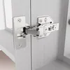 Sonni Dreitüriger Aluminium-Spiegelschrank 80 x 60 x 12,5 Produktbild-Vorschau 9