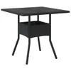 5-tlg. Garten-Essgruppe mit Kissen Schwarz Poly Rattan und Produktbild-Vorschau 4